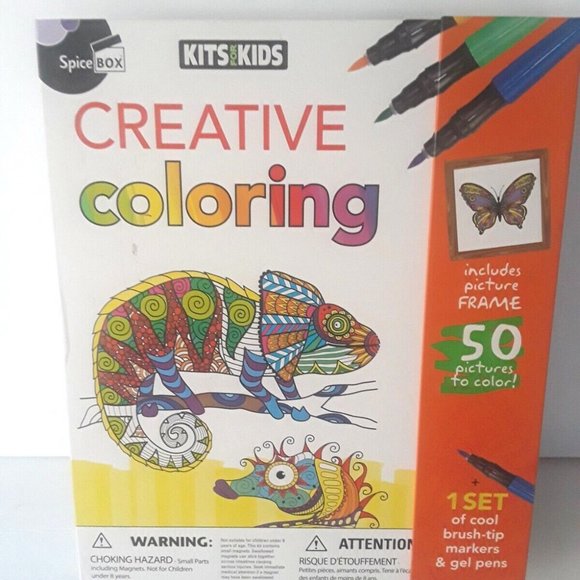 Spice Box Kits kids Creative Coloring Set - Picture 1 of 1